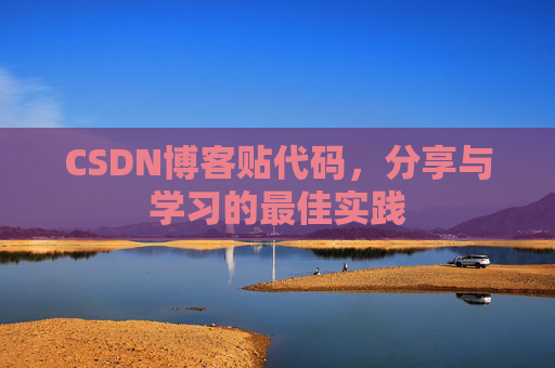 CSDN博客贴代码，分享与学习的最佳实践